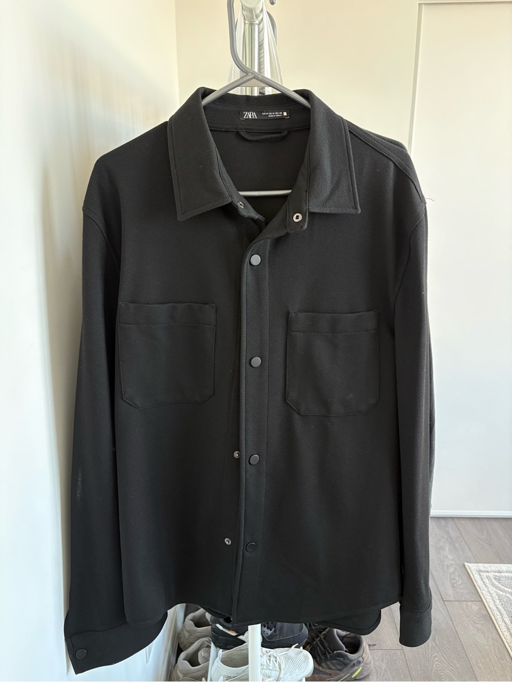 Never worn - Zara Black button down